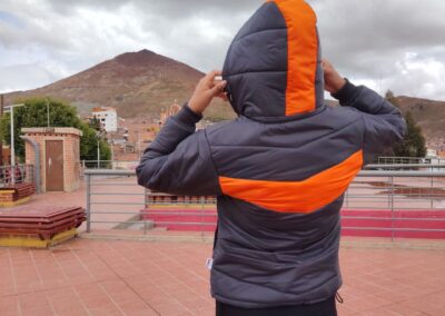 chamarra confeccionado